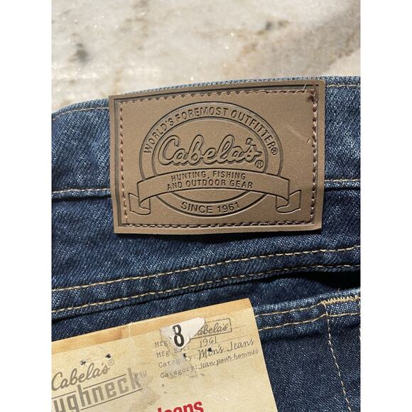 Cabela's Roughneck Jeans Men's 46x36 Blue Traditional Fit Work Pants Denim NWT - Picture 3 of 7